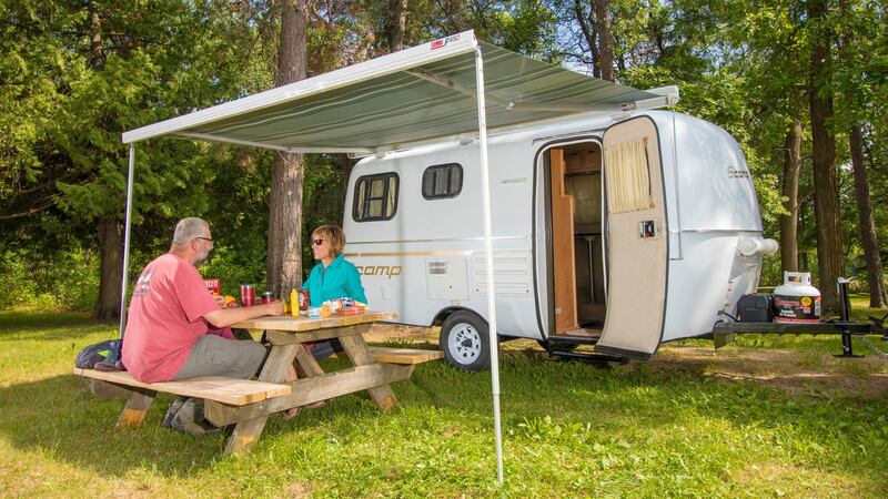 Campers to Tow With an SUV Scamp 16 Exterior