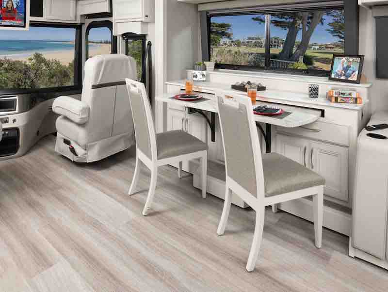 Best RV for Working Remotely on the Road Fleetwood Frontier 36SS Interior