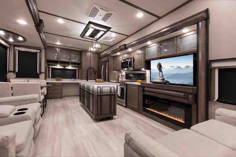 Best RV for Working Remotely on the Road Grand Design Solitude 345GK Interior