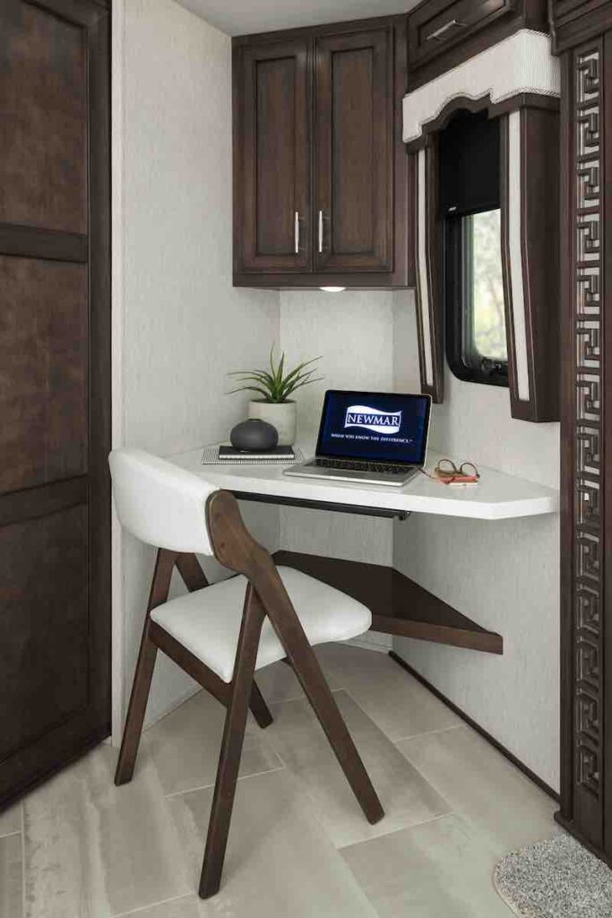Best RV for Working Remotely on the Road Newmar Ventana 4334 Interior