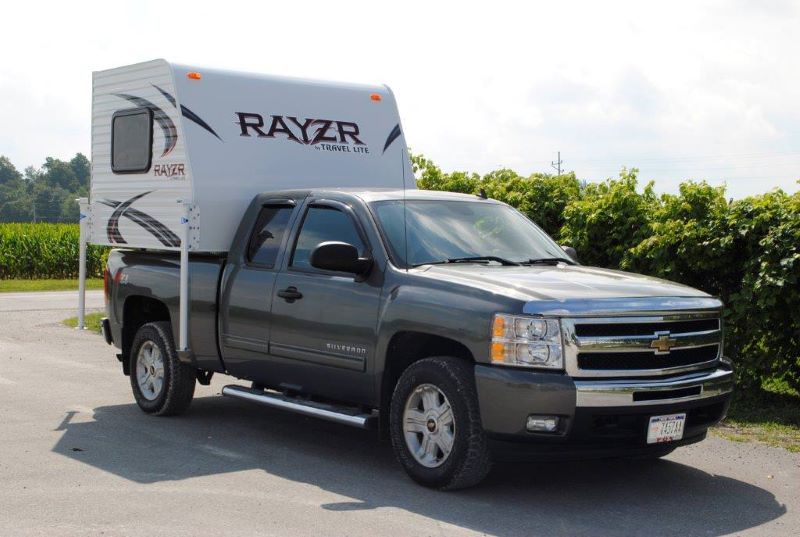 Best Truck Campers for Half Ton Trucks Travel Lite Rayzr FK Exterior