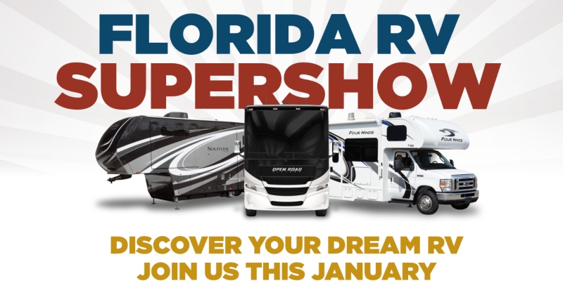 Places to Buy an RV Florida RV SuperShow in Tampa Florida