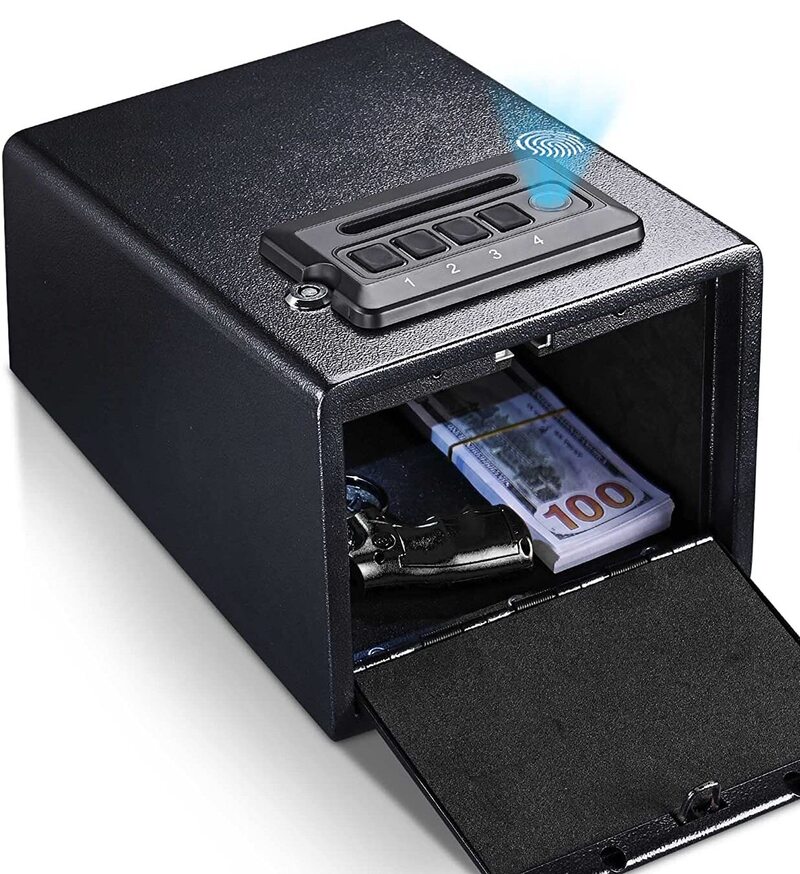 Small Stealth RV Safe for Your Camper Yescom Biometric Gun Safe