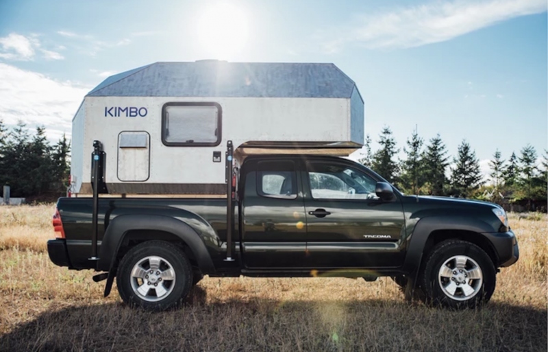 Toyota Tundra with Kimbo truck camper