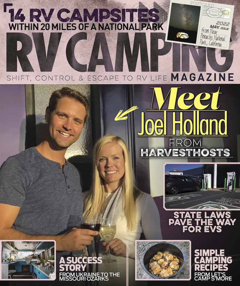RV Camping Magazine May 2022 Cover
