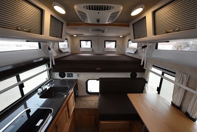 Best Pop Up Truck Campers With Bathrooms Hallmark Milner Pop Up Camper With Bathroom Optional Toilet and Shower Interior