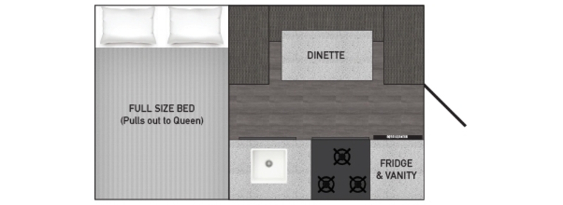 Outfitter Caribou Lite 6.5 Floorplan