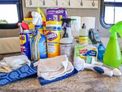 Best RV Interior Cleaning Tips and Products Cover