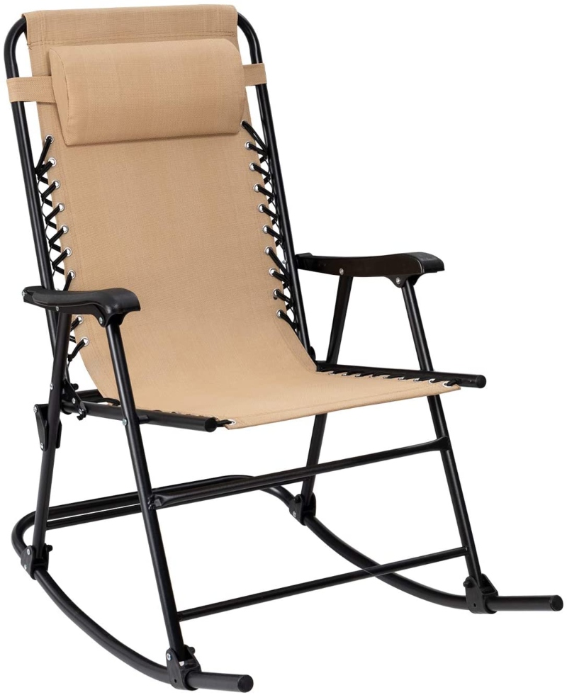 Flamaker Zero Gravity Folding Rocking Camp Chair