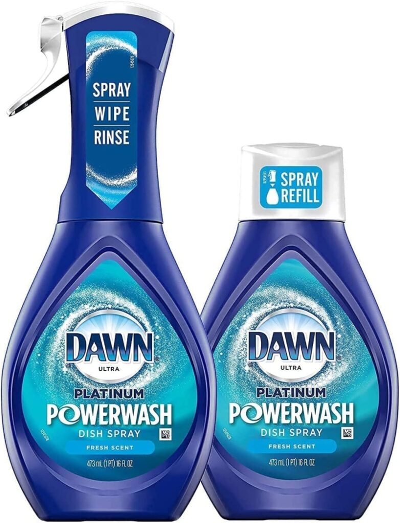 RV cleaning Dawn Powerwash Spray