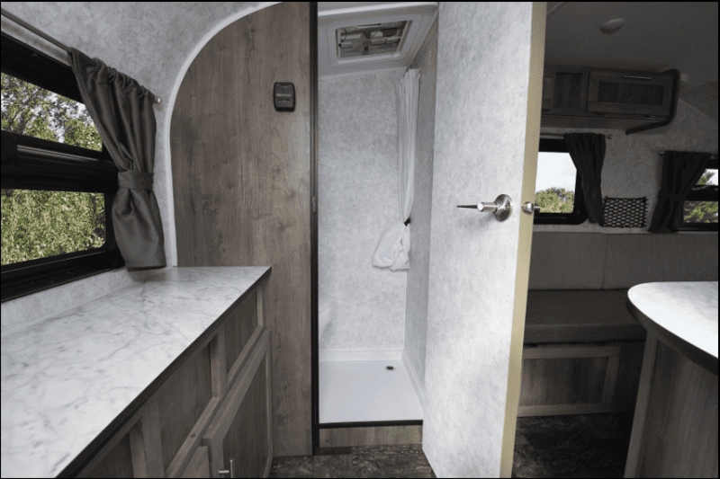 Teardrop Camper With Bathroom Roulette ProLite Plus S Interior