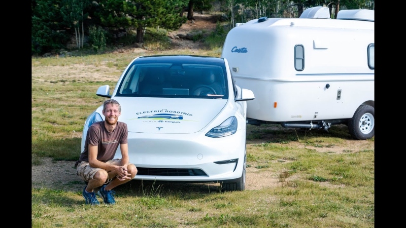 How Much Does a Casita Travel Trailer Weigh Tesla Model Y Tows Casita Trailer