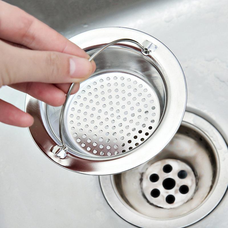 Use a sink strainer to avoid pouring Drano in RV drains