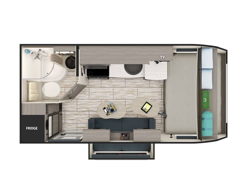 Travel Trailers 4Runners can Tow Lance 1475s Floor Plan
