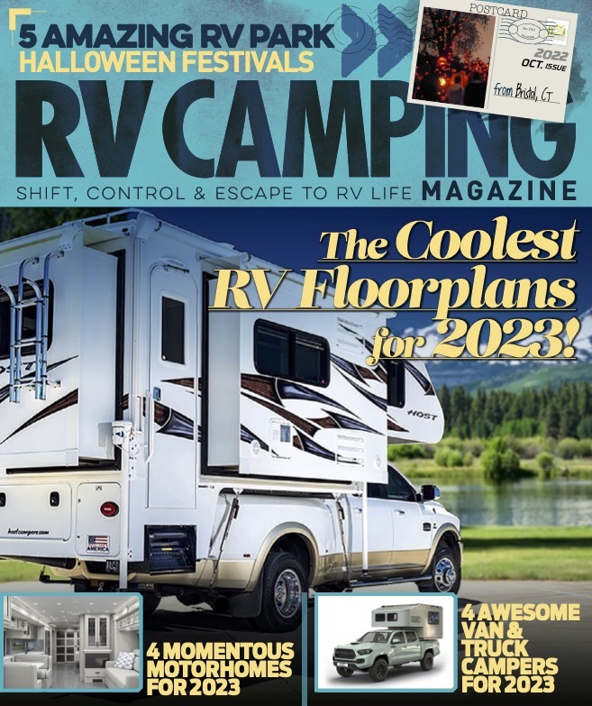 RV Camping Magazine October 2022 Cover