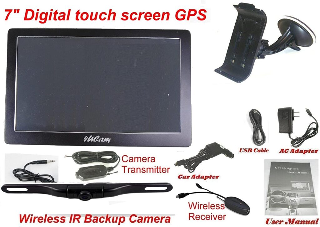wireless license mounted RV backup camera system