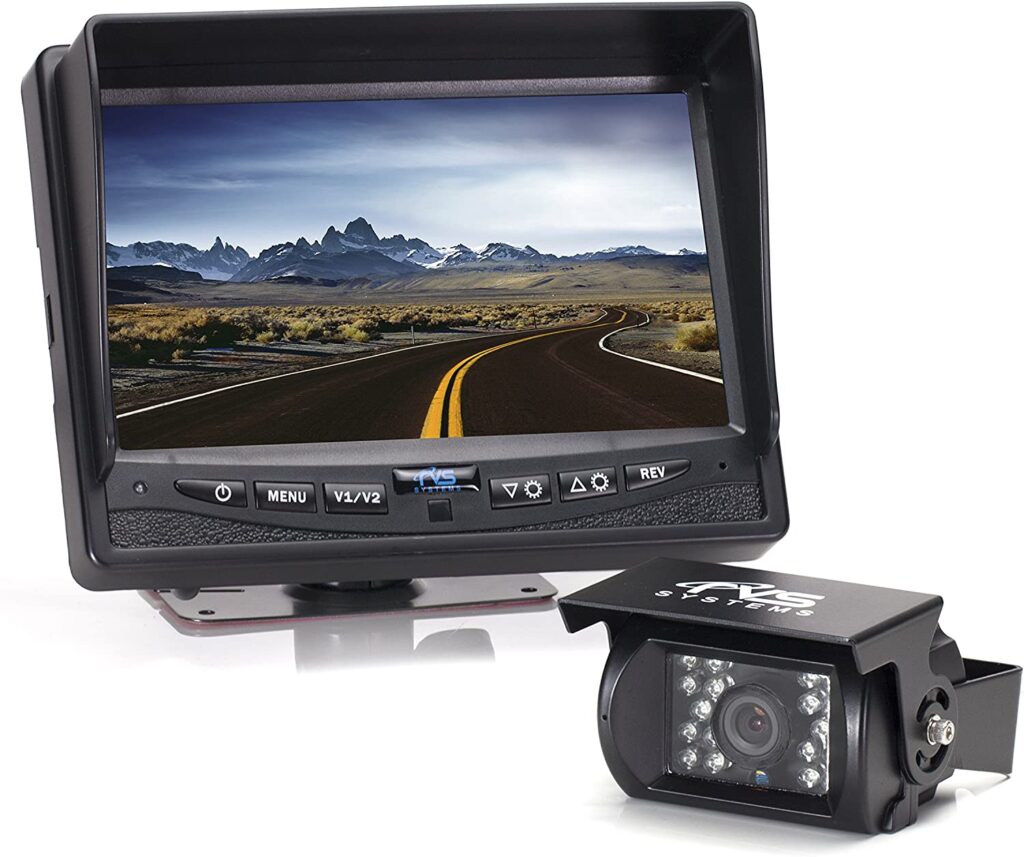 rear view safety wired backup camera for RVs and travel trailers