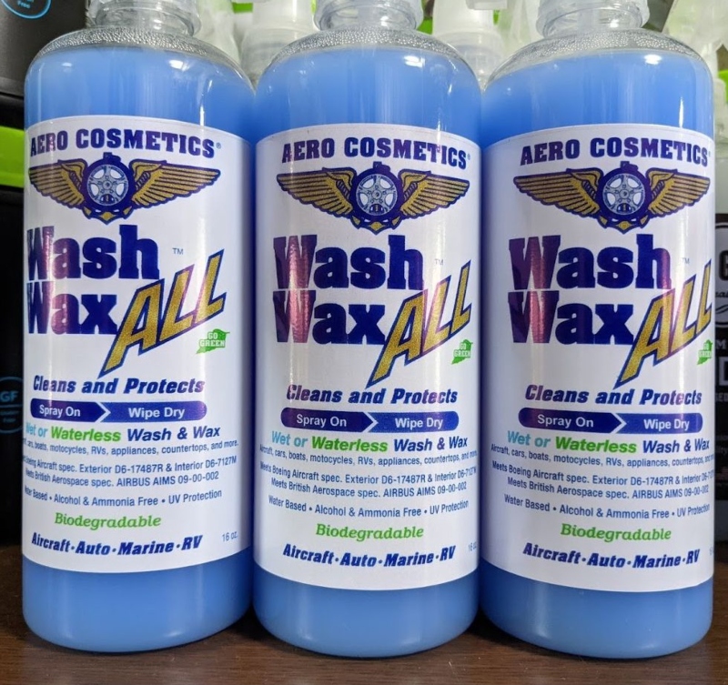 Use an Effective Cleaner Aero Cosmetics Wash Wax ALL