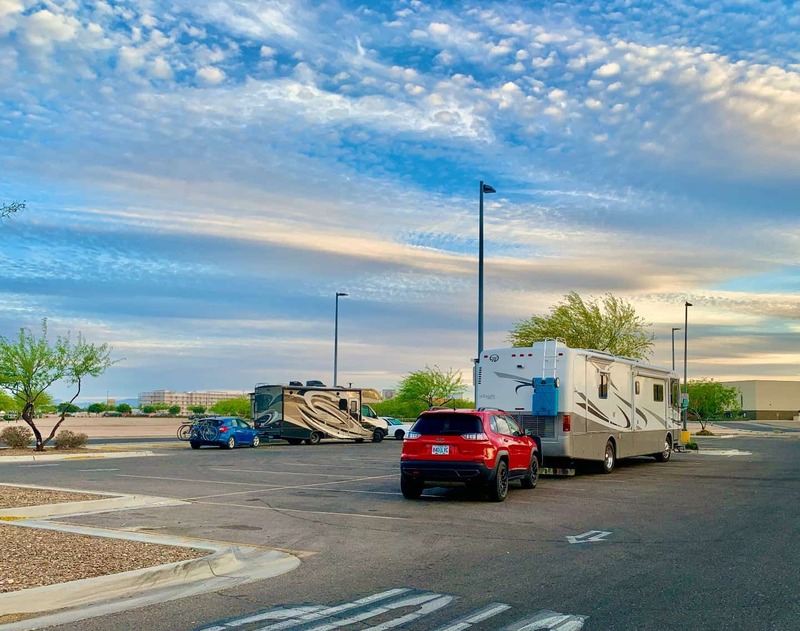 Can I Sleep in a Hotel Parking Lot in an RV?