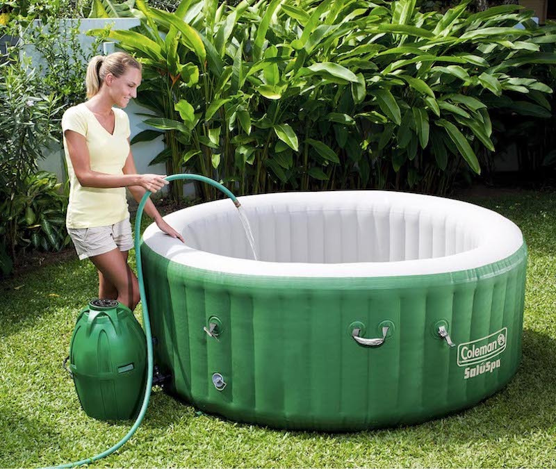 The Best 4 Portable Inflatable Hot Tubs For RVers Coleman SaluSpa Inflatable Hot Tub Spa