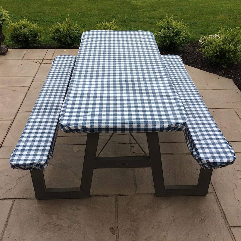 Cover Your Campsite Picnic Table With A Tablecloth