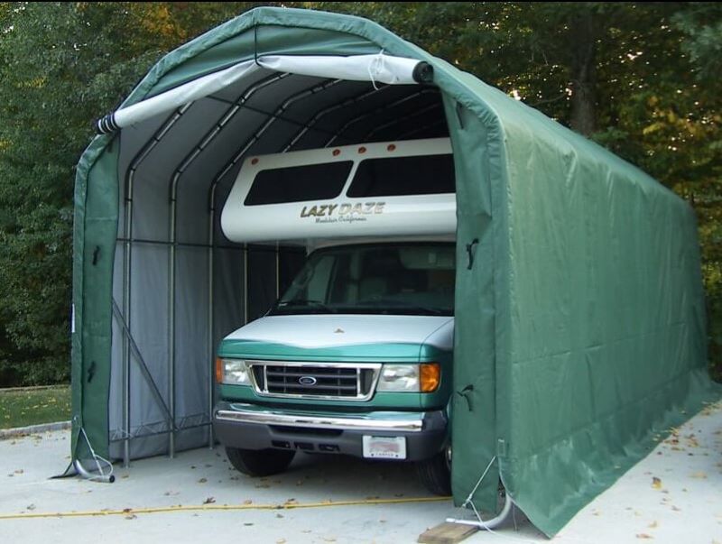 How Big Should a portable RV Garage Be?
