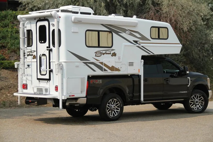 Bigfoot 10.6E exterior - largest truck campers