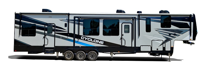 RVs with Fireplaces - Heartland Cyclone 3714 Exterior