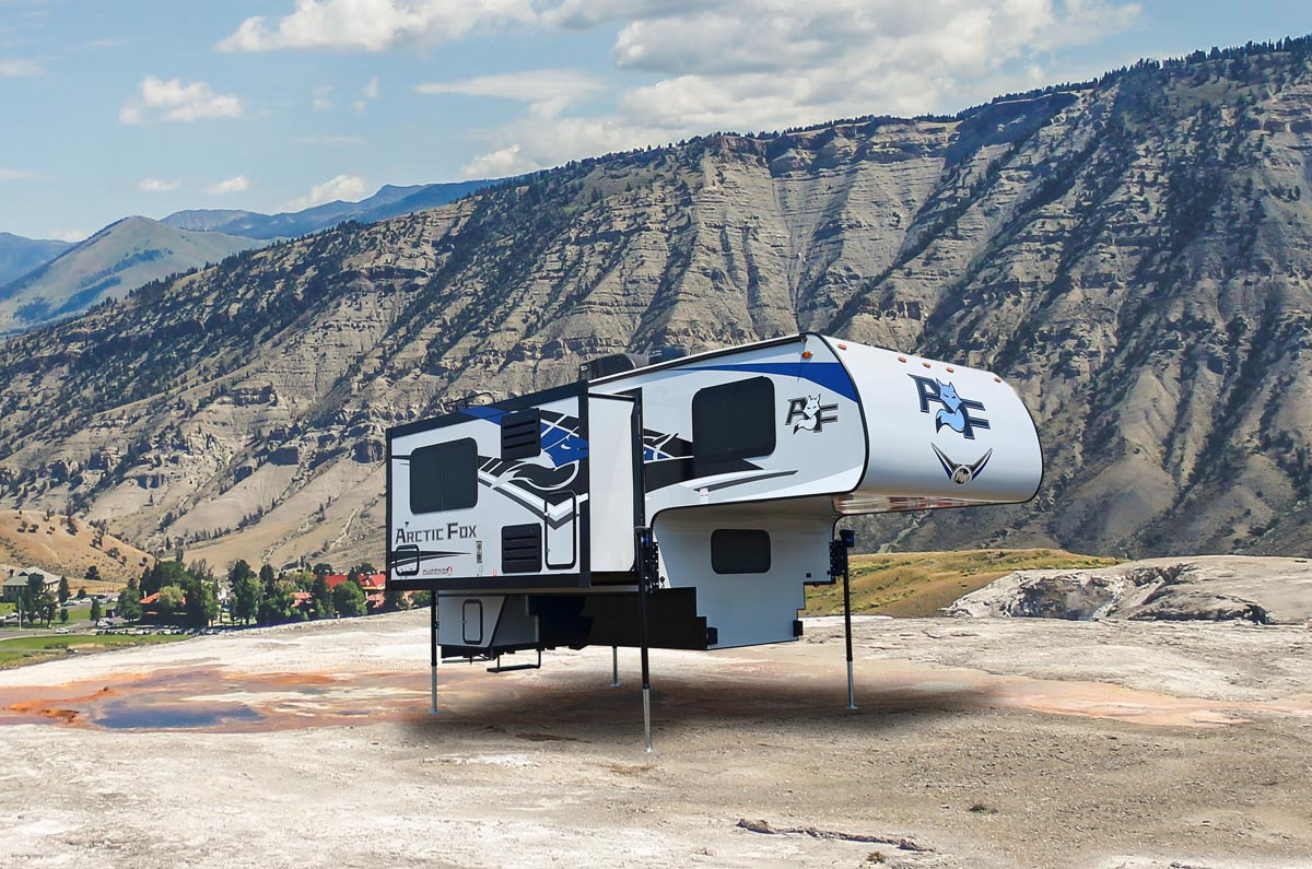 Arctic Fox 1150 exterior - largest truck campers