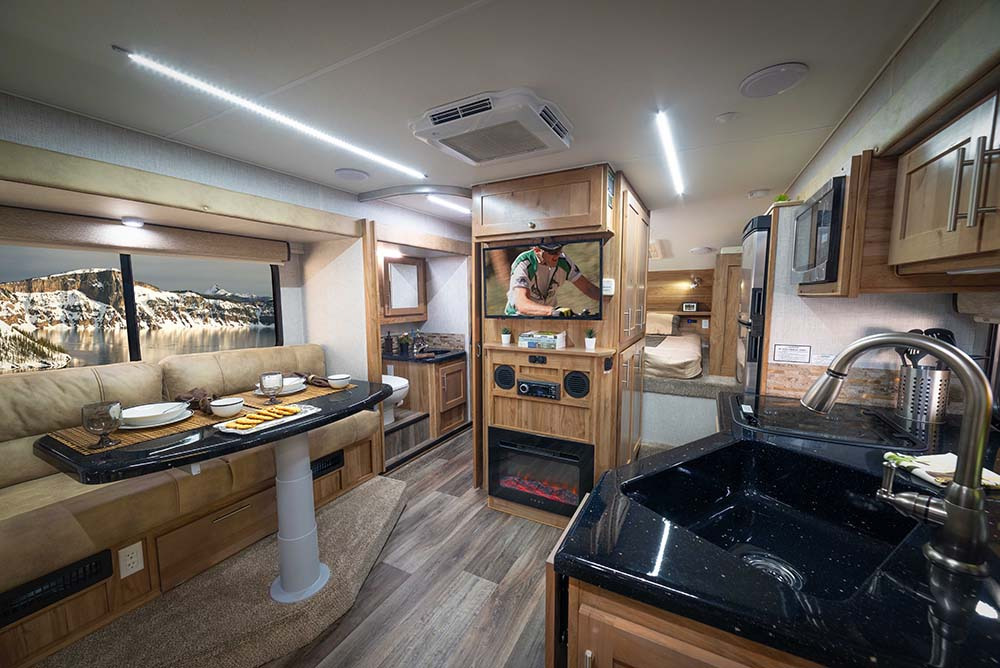 HOST Mammoth interior largest truck campers