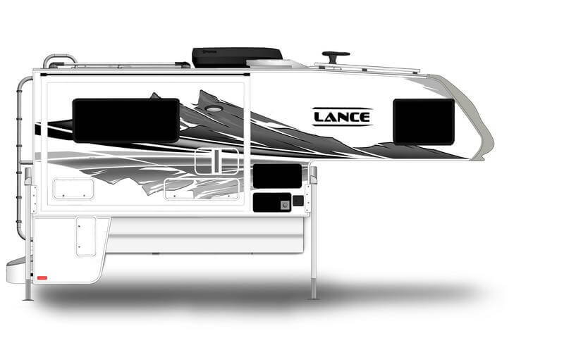 Lance 1062 exterior - largest truck campers