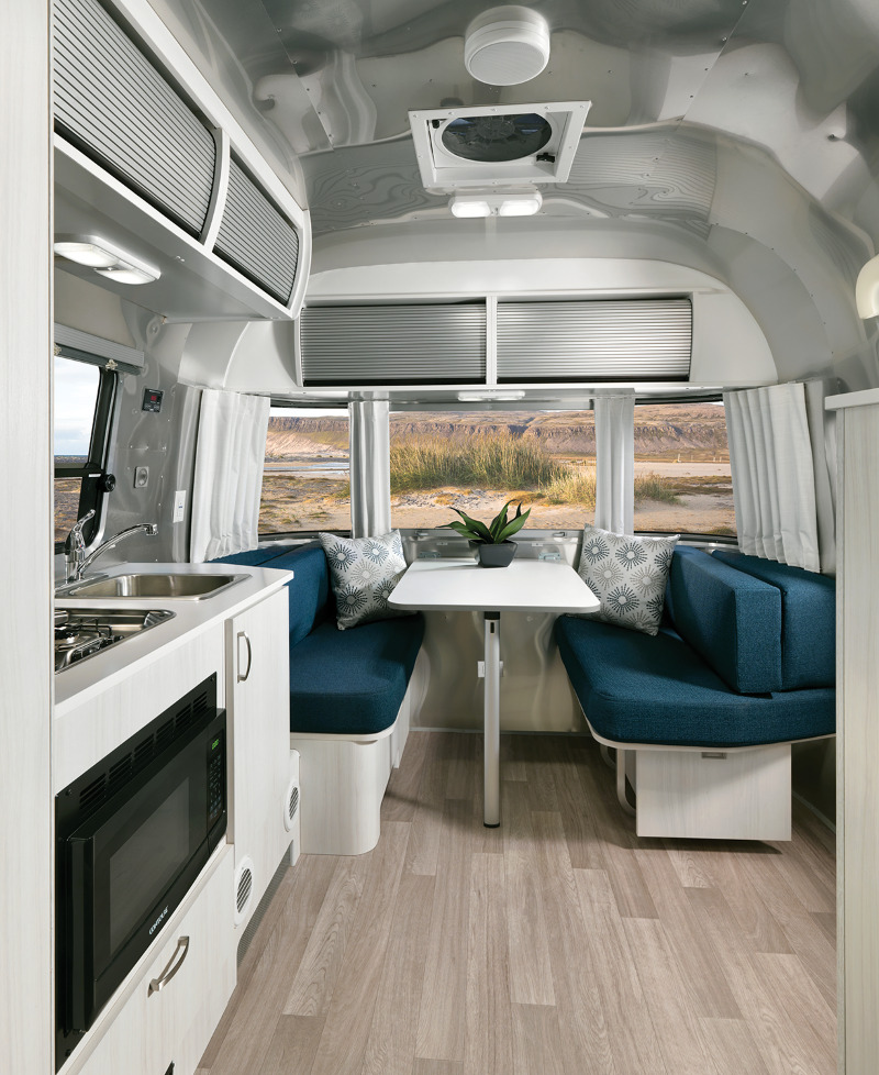 Airstream Bambi travel trailers under 5000 lbs interior