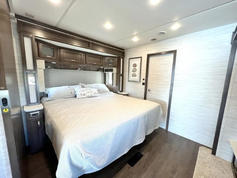 How Much Sleeping Space Does the Toy Hauler Motorhome Offer