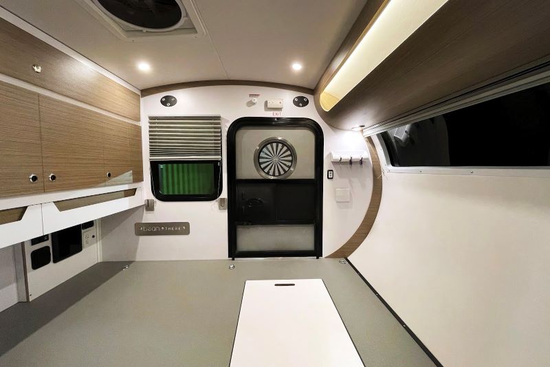 Meaner Bean Interior - camper trailers with jeep Wrangler