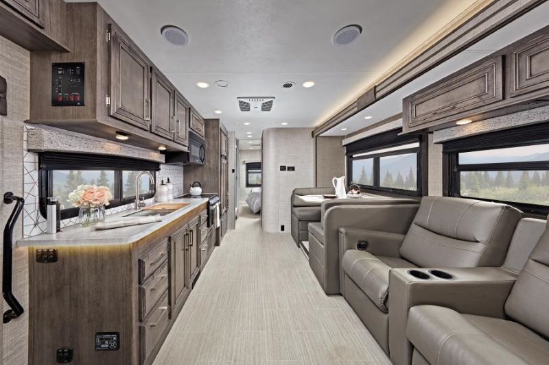 Entegra Odyssey 29V Interior  - Campers for tall people