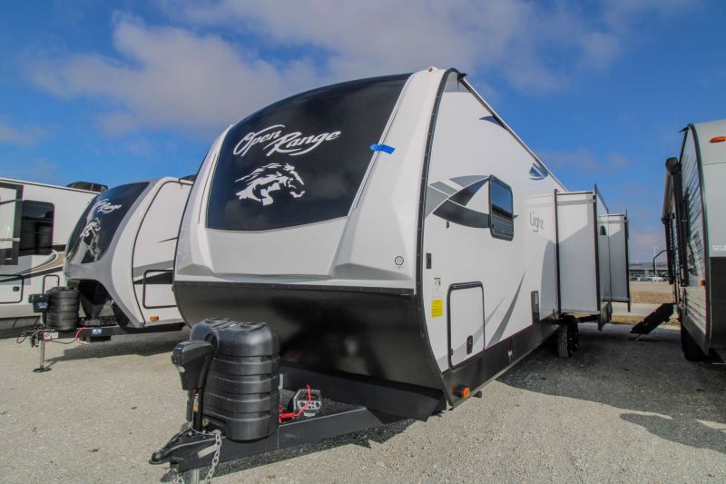 Open Range Light 321BHS Exterior Travel Trailers Two Bedrooms
