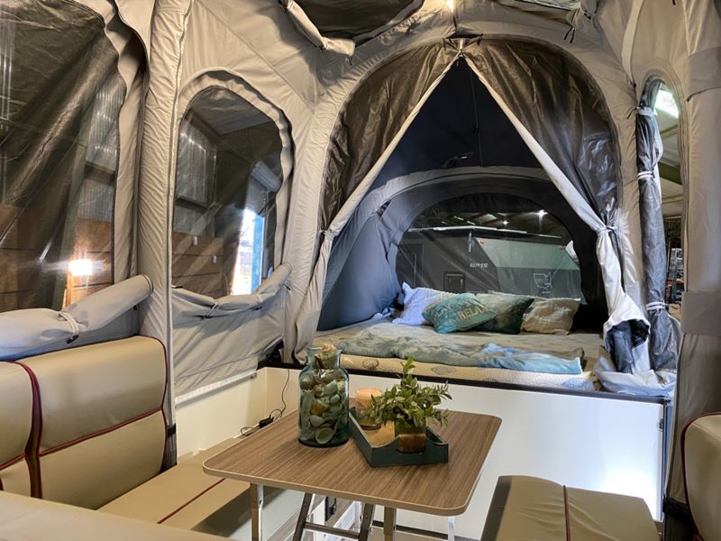 Opus OP2 Interior campers for tall people