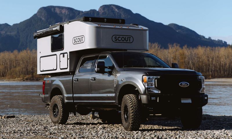Scout Olympic Exterior best truck campers half-ton