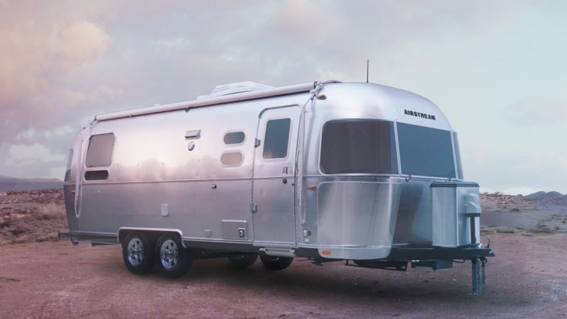 Airstream Flying Cloud 30FB Office Exterior Camper Trailers Without Slide-Outs