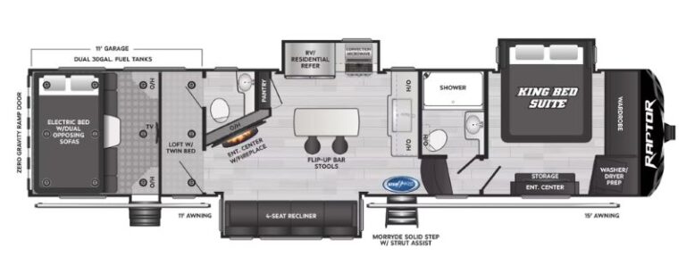 Class B Layout 10 Best Class B Floor Plans with Bathrooms – RVBlogger
