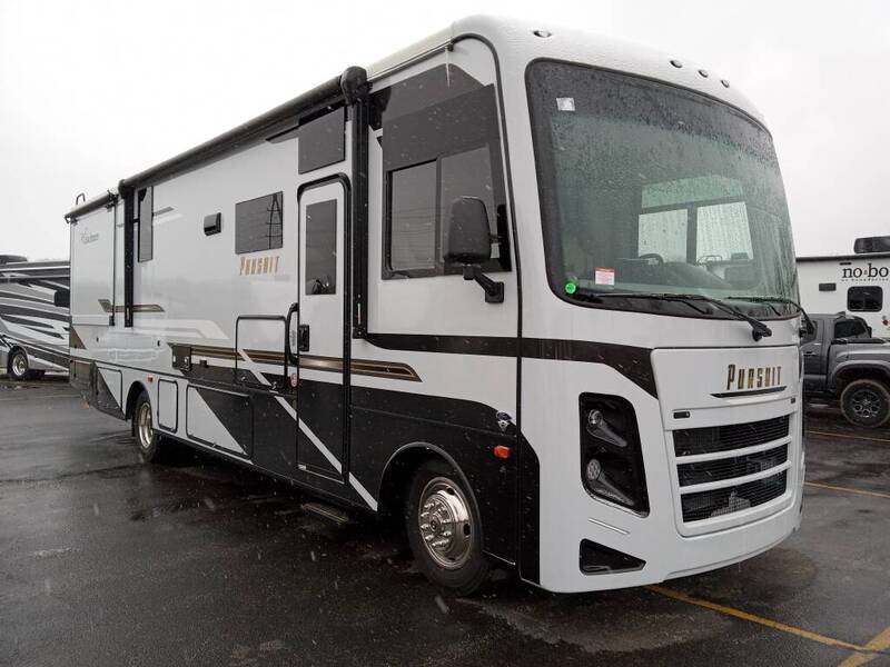 The Coachmen Pursuit 31ES is one of the best small Class A RVs with washer and dryer
