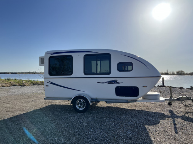 Snoozy fiberglass travel trailers are made in the USA and they are terrific!