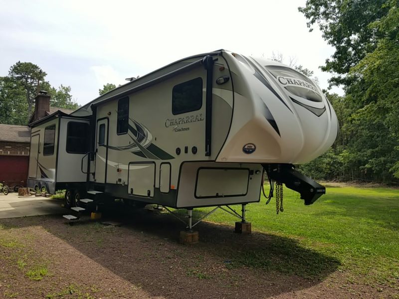 Coachmen Chaparral 373MBRB Exterior RVs with 3 bedrooms