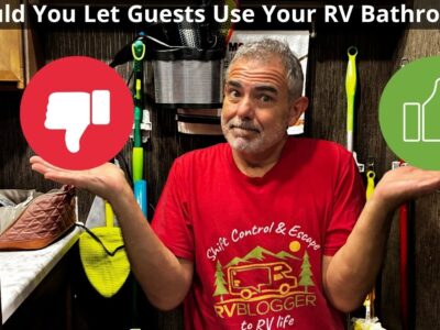 Would You Let Guests Use Your RV Bathroom? If you’ve spent much time RVing, you’ve probably faced this dilemma at least once. You’re having friends over to your campsite for cocktails, dinner, or a cozy campfire, and someone inevitably asks that awkward question: “Hey, can I use your bathroom?” It sounds simple, right? But among RVers, this is surprisingly controversial. Some people are totally fine with guests using their RV bathroom, while others would rather march them straight to the campground bathhouse. Susan and I have seen both sides—and after one near-flooding incident in our own rig, we understand exactly why opinions are so divided. Our RV Bathroom Experience We’ve owned both a Class A and a Class C motorhome, and we’ve used our RV bathrooms plenty over the years. But one evening, we invited a guest over for dinner and drinks at our campsite, and when she went to use our RV bathroom… well, let’s just say she didn’t understand the “push pedal halfway for water, all the way to flush” rule. She pressed and held the pedal until the bowl was nearly overflowing. We caught it just in time, but it could have turned into a disaster. After that, we learned the importance of explaining how an RV toilet works before letting anyone use it. So when we posed this question—Would you let guests use your RV bathroom?—to our Facebook group, RV Camping for Newbies, which now has more than 250,000 members, the responses were passionate and varied. What Our Community Had to Say We received hundreds of replies, and the results were nearly split down the middle. Some RVers said “Of course!” while others wouldn’t even consider it. Here’s a snapshot of how our community feels: Audra: “Well, if they are in my RV as guests, they’re obviously friends and I would do it in my regular house so yeah, why not?” Eric: “Yes, but I review the rules with every guest—especially on the disposal of toilet paper and other stuff.” Tammy: “Someone that we know and invited to our site, yes. Strangers, no.” Stacie Williams: “I’m on the fence with this one… it would depend on how well I know them.” Barbara: “Never.” Susan: “Yes, but with instructions.” Jennifer: “Only if they promise not to poop in it!” Matt: “My rule is kids, women, and anyone over 50. If you’re male and under 50, walk to the bathhouse.” Rick Beadles: “If I have guests at my sticks-and-bricks home they’re welcome, same for my RV. When nature calls, it calls—no difference.” It’s a perfect example of how personal and situational this question can be. Why Some RVers Say “Absolutely Not” Those who prefer to keep their RV bathroom off-limits have some valid reasons: Limited holding tank capacity. RV black tanks can fill up fast, especially when you’re dry camping or boondocking. Extra flushes mean more frequent—and messier—dumping. Guest “user error.” As we learned firsthand, most people don’t understand RV toilets. One wrong move can mean overflow or damage. Cleaning and odors. Even one guest using the toilet can affect smells and sanitation, especially if they don’t follow the rules. Privacy. For some RVers, their bathroom feels like personal space—especially in smaller rigs like travel trailers or pop-ups. That’s why some people, like our friend who always books a site near the bathhouse, simply steer visitors that way instead. Why Others Say “Sure, No Problem!” On the flip side, many RVers take a “mi casa es su casa” approach. They point out that hospitality doesn’t stop at the campground. If someone is a friend or family member, they see letting them use the RV bathroom as no different than letting them use it in a sticks-and-bricks home. Plus, some guests—especially kids or older adults—might not be comfortable walking to a bathhouse late at night or in bad weather. Several of our members said they simply give a quick tutorial before handing over the flush pedal. As Eric and Susan both said, clear instructions go a long way. The Middle-Ground Approach We’ve found that many RVers take a balanced stance. They’ll let trusted guests use the bathroom but draw the line at strangers or casual visitors. Some even have rules like Jennifer’s “no #2 policy” or Matt’s “age and gender rule.” In our case, if we’re hosting close friends or family, we don’t mind—as long as they get the bathroom briefing first. But if it’s a large gathering or we’re camping near a clean bathhouse, we’ll politely suggest guests use those facilities instead. Tips for Letting Guests Use Your RV Bathroom (Safely) If you do decide to open your bathroom to visitors, a little preparation can prevent problems: Give a quick demo. Explain how to flush and what not to put in the toilet. Post a reminder sign. A simple “To flush: press pedal halfway for water, all the way to flush” note helps avoid confusion. Use RV-safe toilet paper only. And keep it within easy reach so guests don’t grab paper towels by mistake. Crack a window or turn on the vent fan. It keeps moisture and odors under control. Empty your tanks beforehand. Always good practice before hosting guests. Final Thoughts: Courtesy Meets Common Sense Allowing guests to use your RV bathroom comes down to two things—trust and comfort. Some RVers treat their rig like a home and happily welcome guests to use it. Others see it as a delicate ecosystem that only the owner should operate. For Susan and me, we’ve learned to read the situation. If the guest is comfortable, responsible, and understands the rules, we’re happy to share. But we’ll never forget that one near-overflow moment that taught us an important lesson: a two-minute toilet tutorial can save a world of trouble. Whether you’re team “Sure, go ahead!” or team “No way!”—you’re in good company. Just like everything else in RV life, there’s no single right answer—only what works best for you, your rig, and your guests.