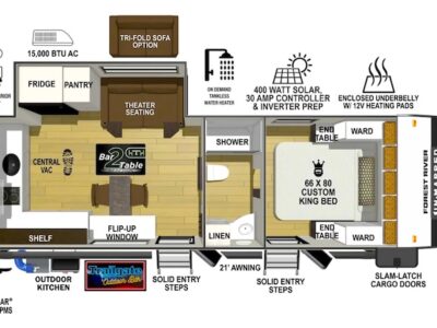 2026 Forest River R-Pod Unmapped travel trailer floor plan